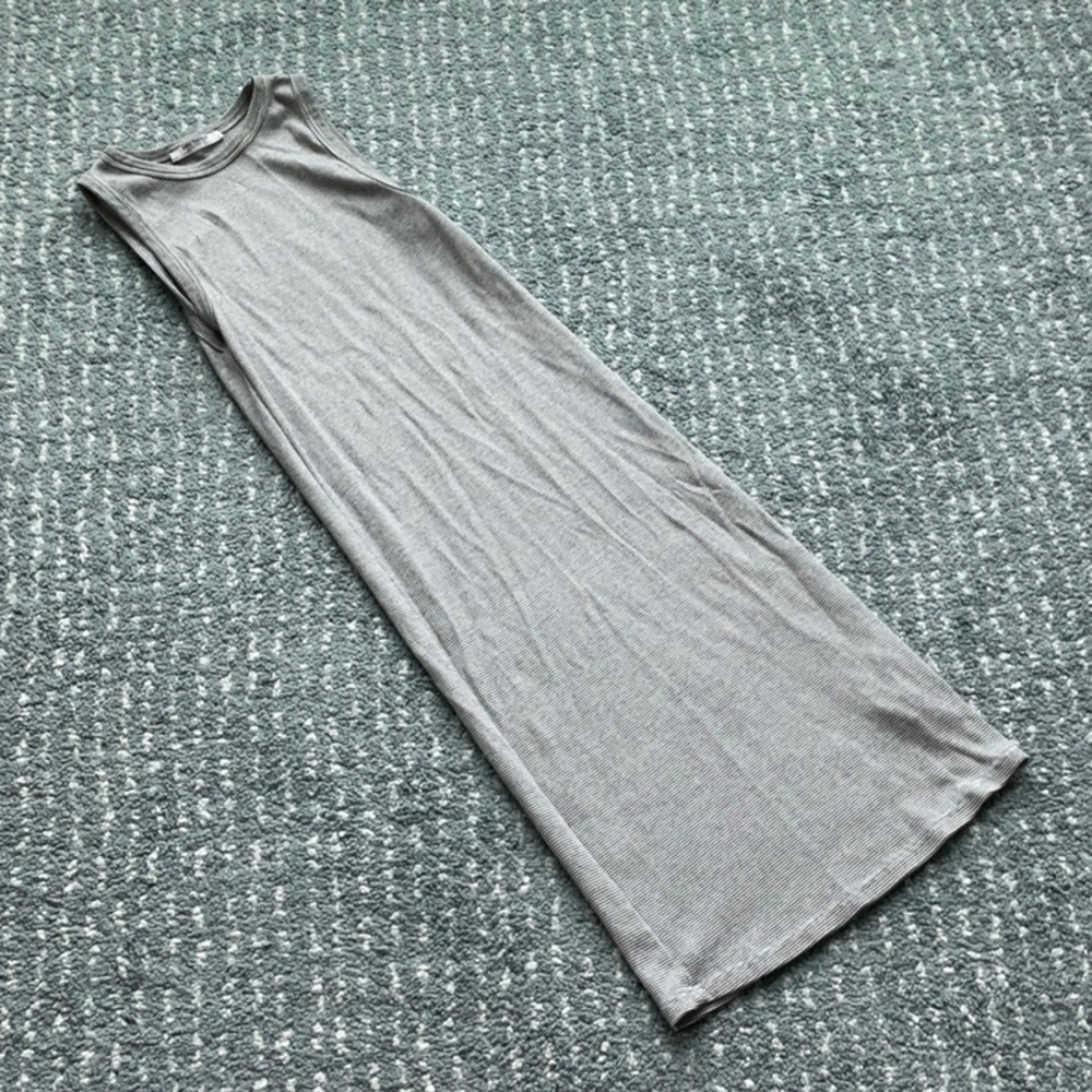 Zara Gray Maxi Dress